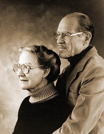 portrait of Louis and Elsie Freund